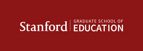 Stanford Graduate School of Education signature (horizontal white color with red background)