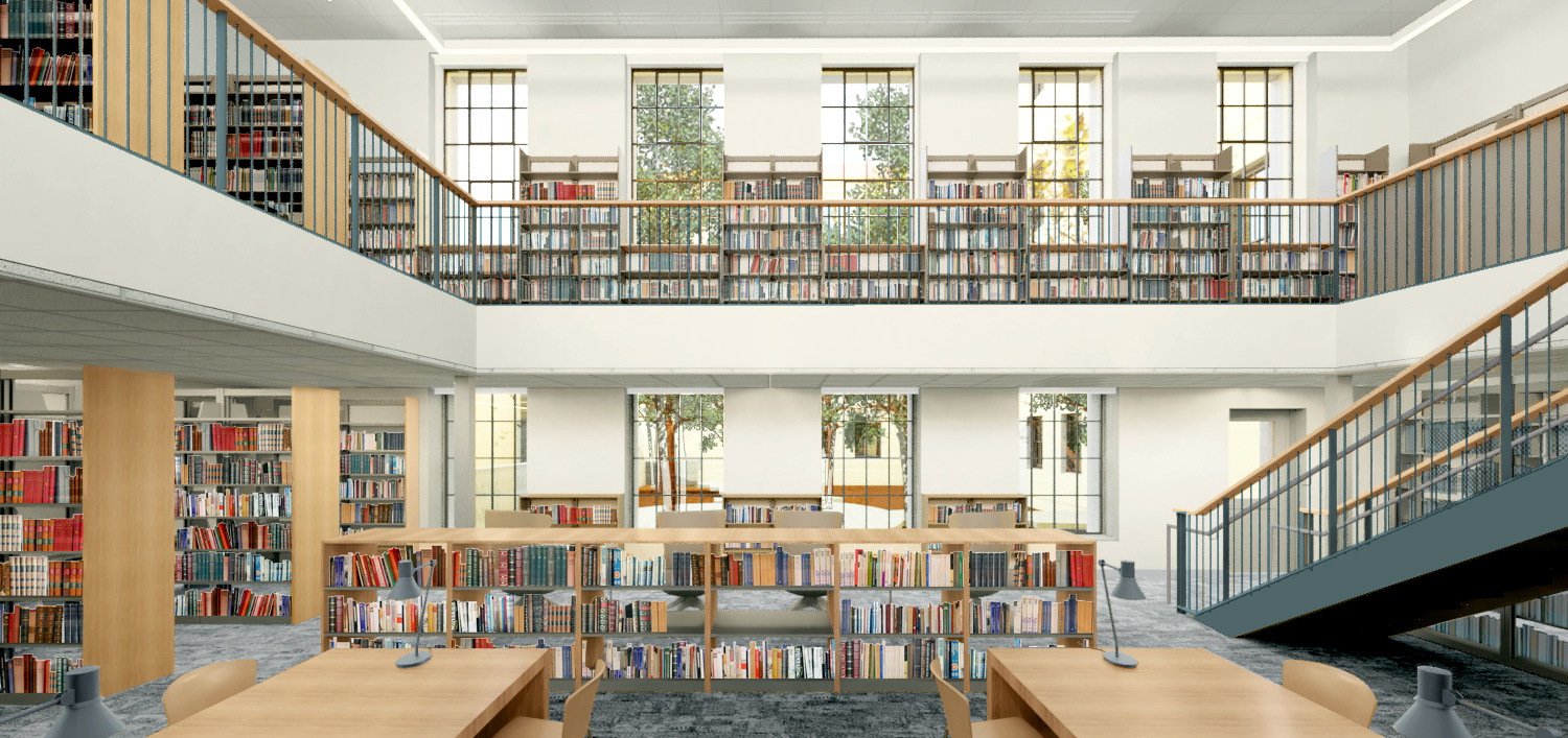 Rendering of the library