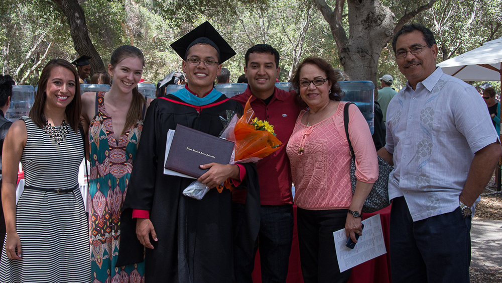 STEP graduate Jimmy Zuniga (and family and friends)