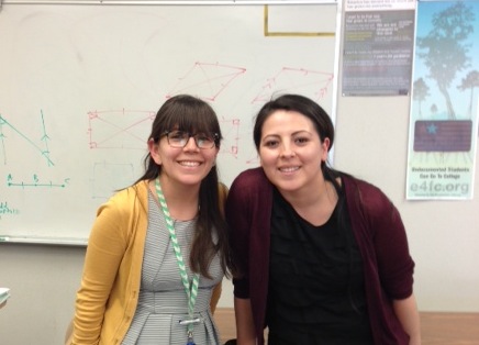 Mayra Chavolla and Vivian Delgado of Latino College Preparatory Academy in San Jose, Ca