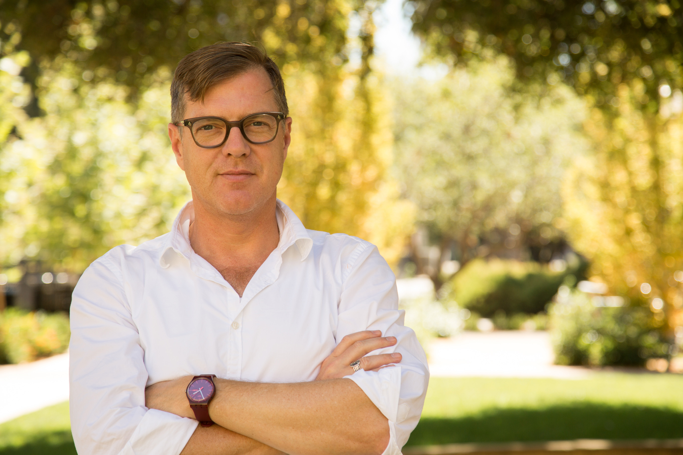 Mitchell Stevens, associate professor, wants to make sure student information is used and protected. (Photo: Stanford Online)