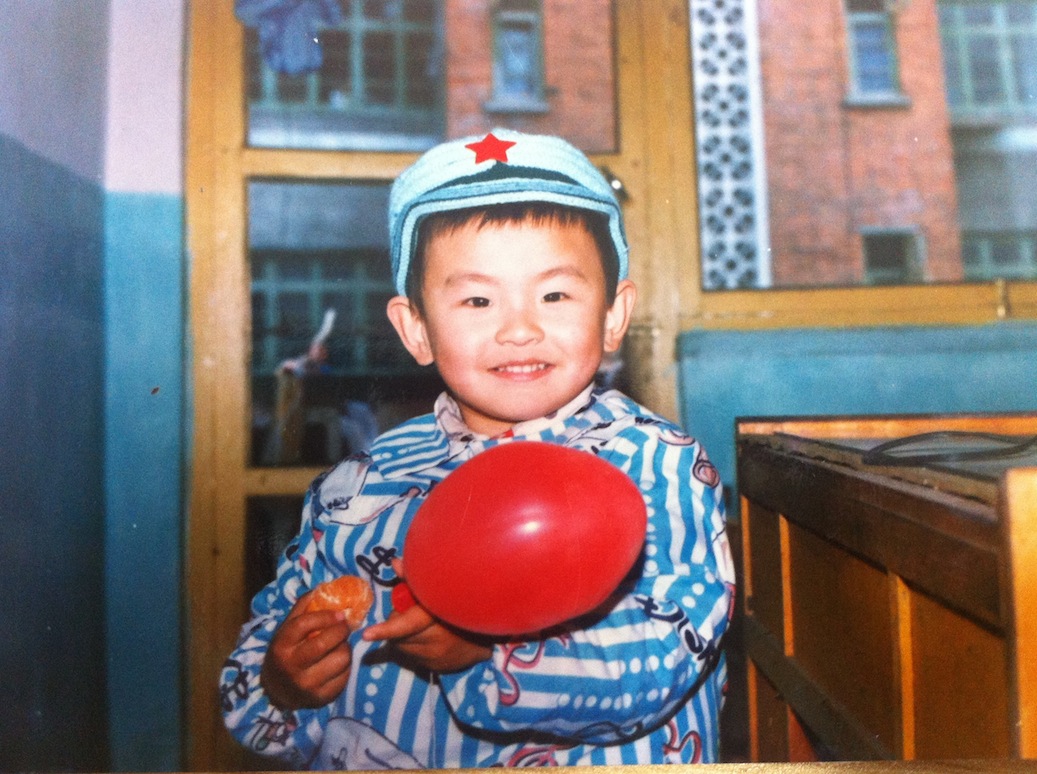 Peng Wu as a boy in China.