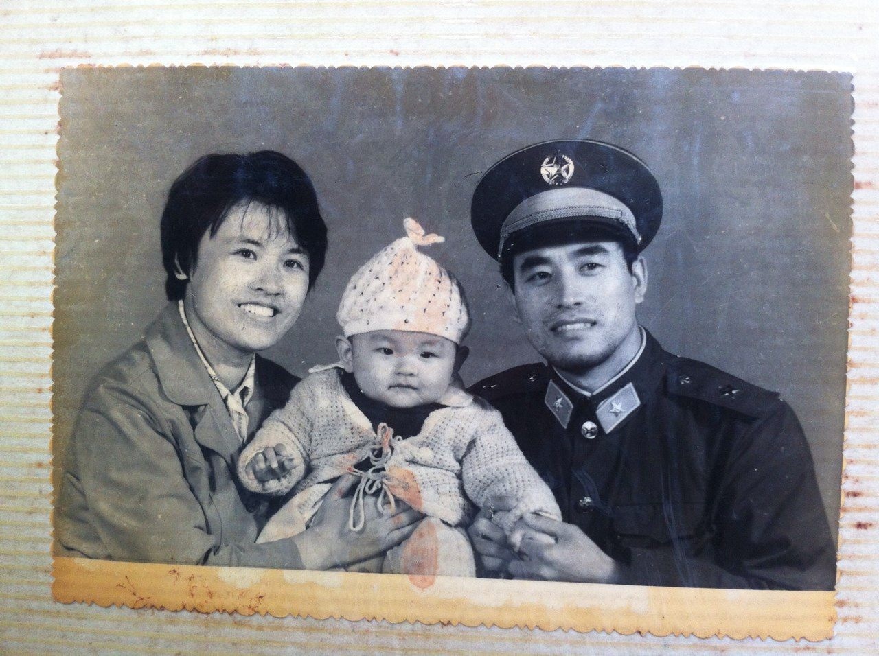 Peng Wu with his parents. (All photos courtesy of Wu.)