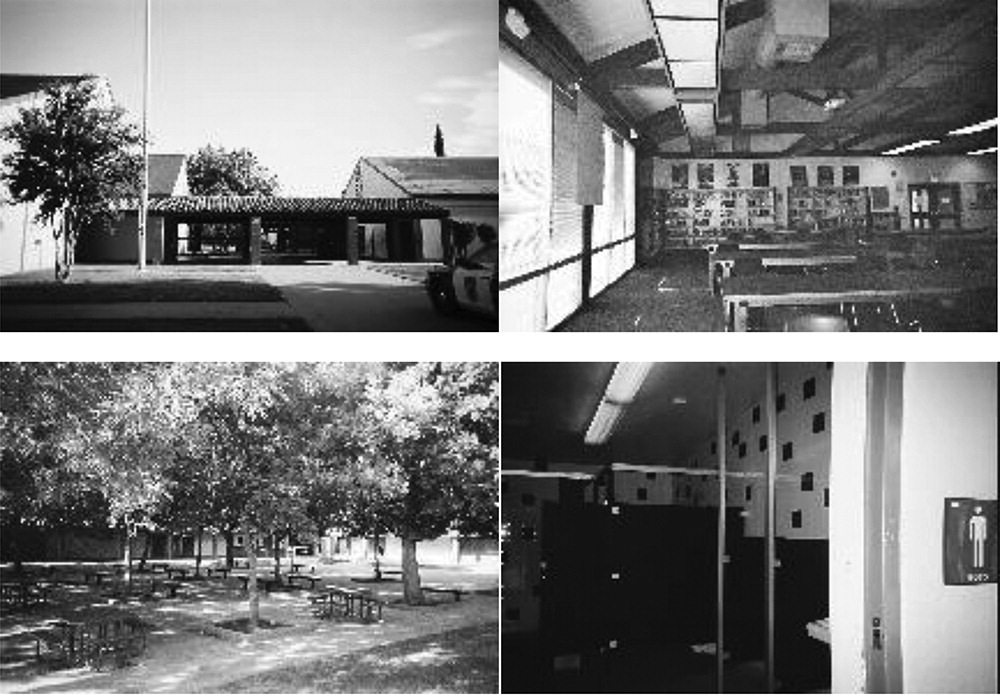 Areas including the quad, library, soccer field and restrooms were captured frequently by students.