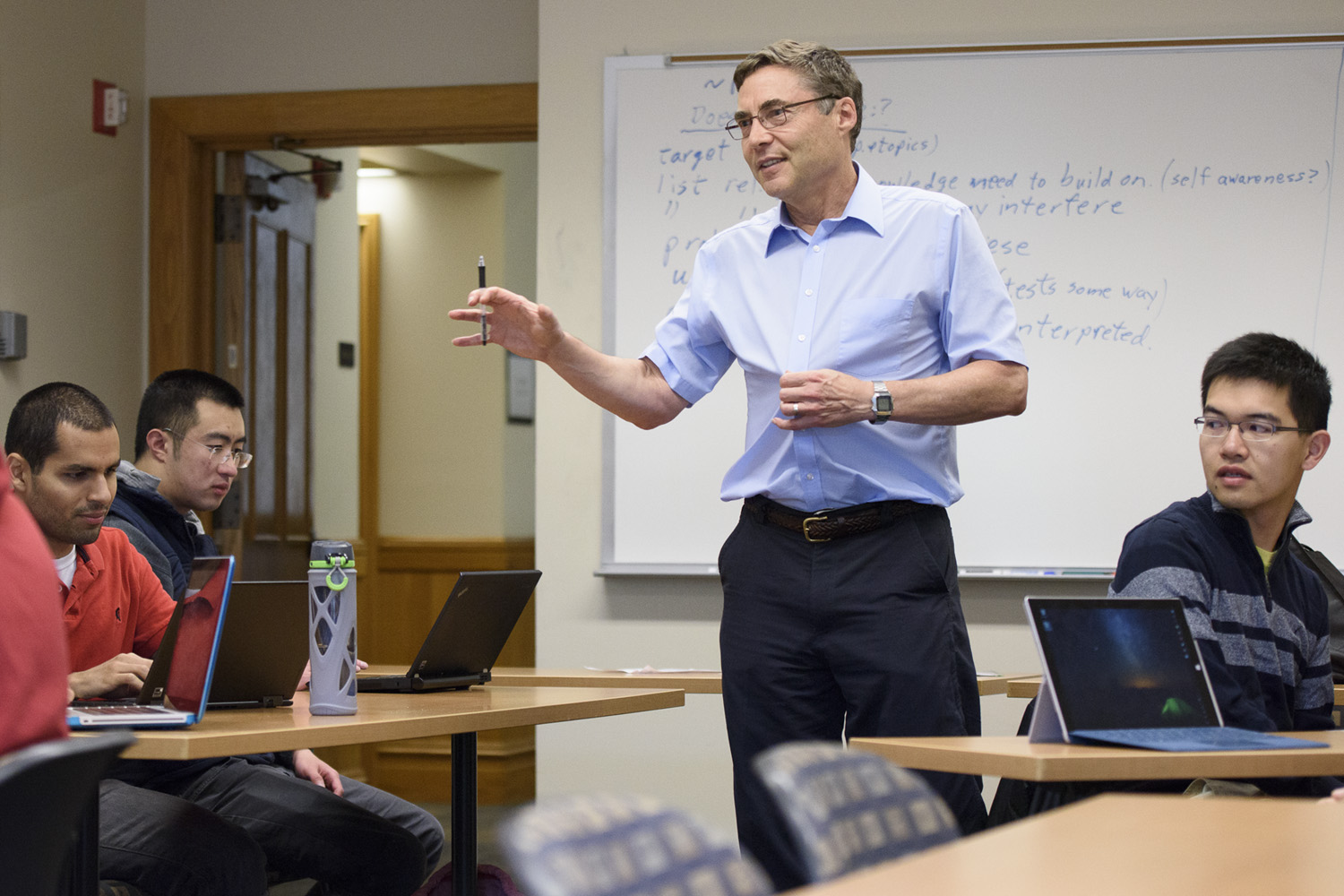 Professor Carl Wieman plans to use his grant to help students learn adaptability as they face novel situations.