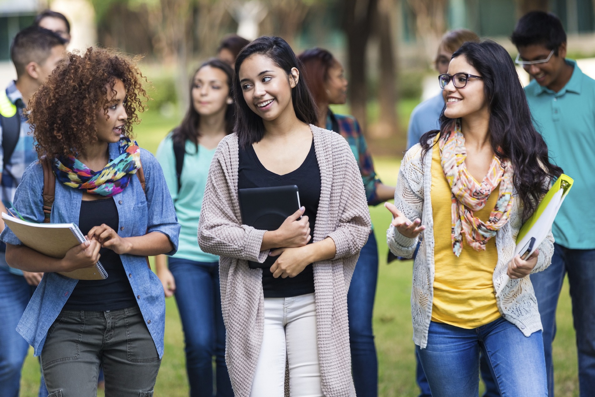 The new study says teens tend to misperceive what their peers are doing, and overestimate risky behaviors. (iStock)