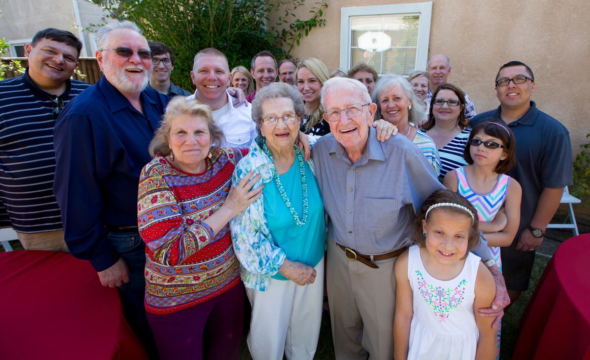 Bonnie Gould and his family at his home in Union City, Ca. (Photo by Norbert von der Groeben)