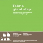 The front cover of the report Take a Giant Step.