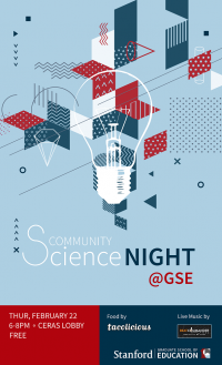 Community Science Night @ GSE! poster