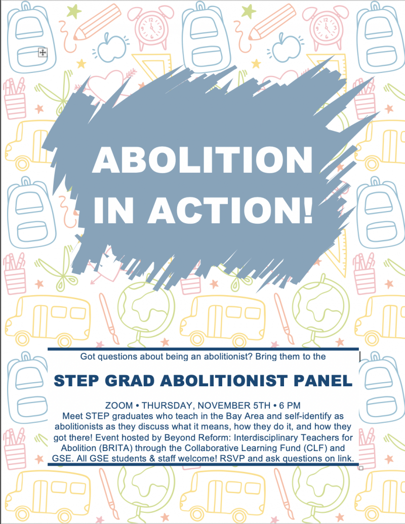 Abolitionist Panel flier