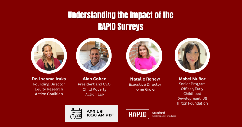 Join us for a webinar on RAPID's third anniversary: Understanding the Impact of the RAPID Surveys