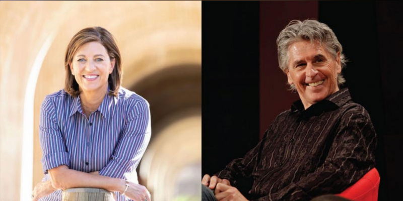 Picture of Jo Boaler and Keith Devlin