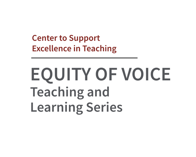 CSET Equity of Voice Series Logo