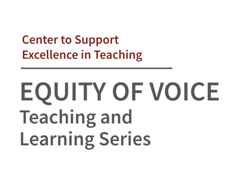 CSET Equity of Voice Series Logo