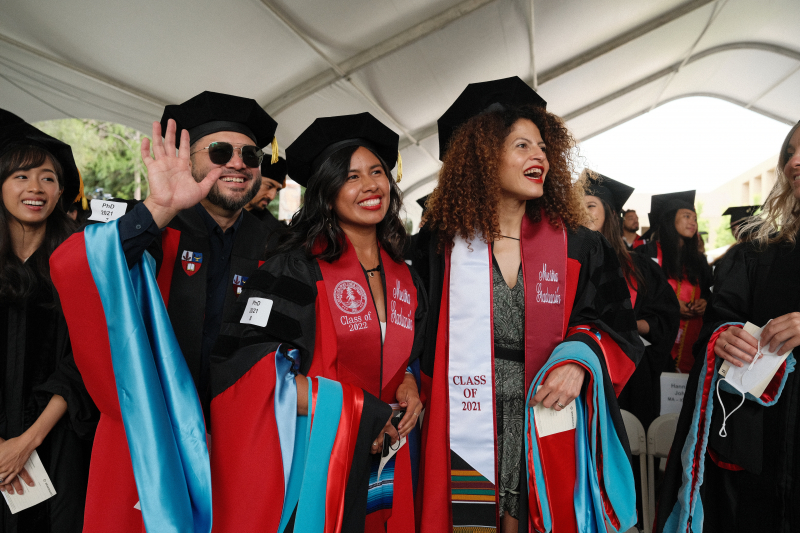 Doctoral graduates from the class of 2021 joined those from 2022 for the celebration and hooding.