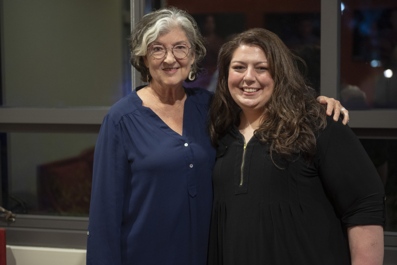 Kingsolver with PhD student Kelly Boles. (Photo: Rod Searcey)