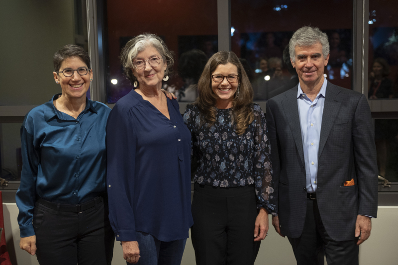 From left: Sarah Levine, Barbara Kingsolver, Lisa Goldman Rosas, and Dan Schwartz. (Photo: Rod Searcey)