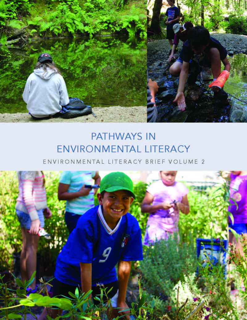 Cover of second environmental literacy brief