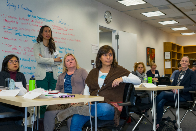 iSTEP attendees paying attention