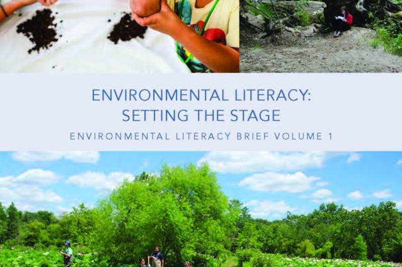 Cover of first environmental literacy brief