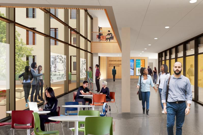 South building lobby rendering