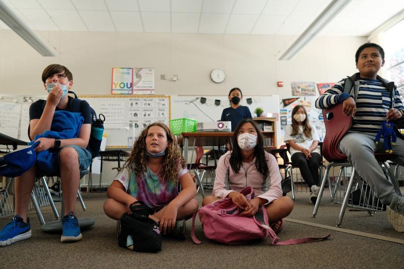 Students at Columbia Middle School in Sunnyvale attend summer courses led by STEP students in 2022.