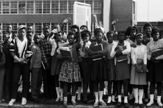 Image of Civil Rights-era Black schoolchildren