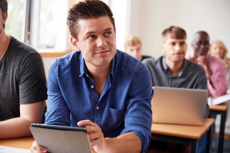 Photo of adult learners in a classroom