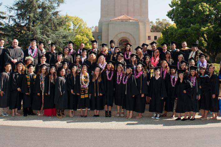 Members of the 2014 graduating class of EPAA high school (Photo: Steve Castillo)
