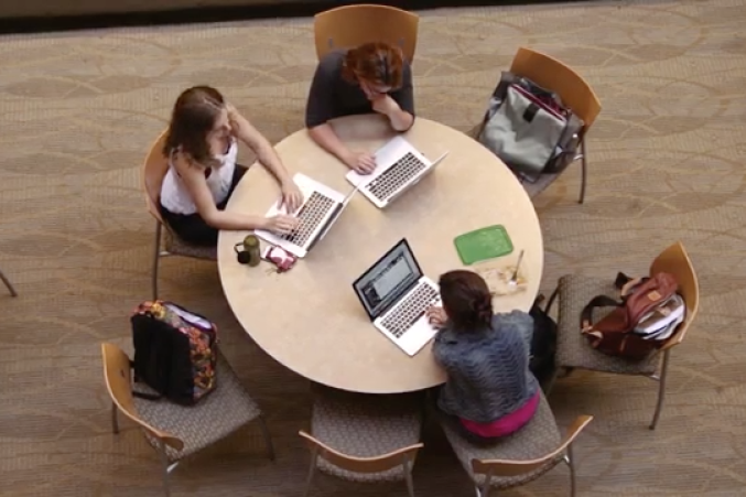 The Student Collaborative Learning Fund supports projects that promote scholarly collegiality. (Photo: Stanford GSE)