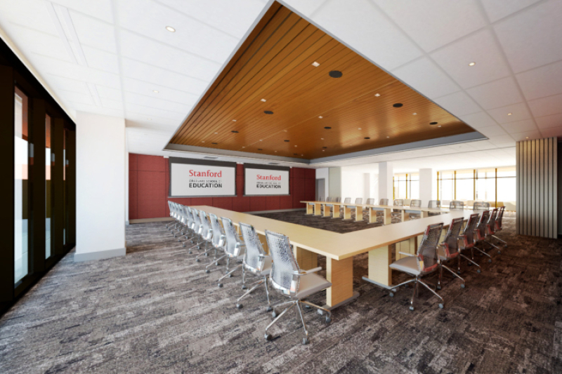 Rendering of the colloquium in the Raikes building