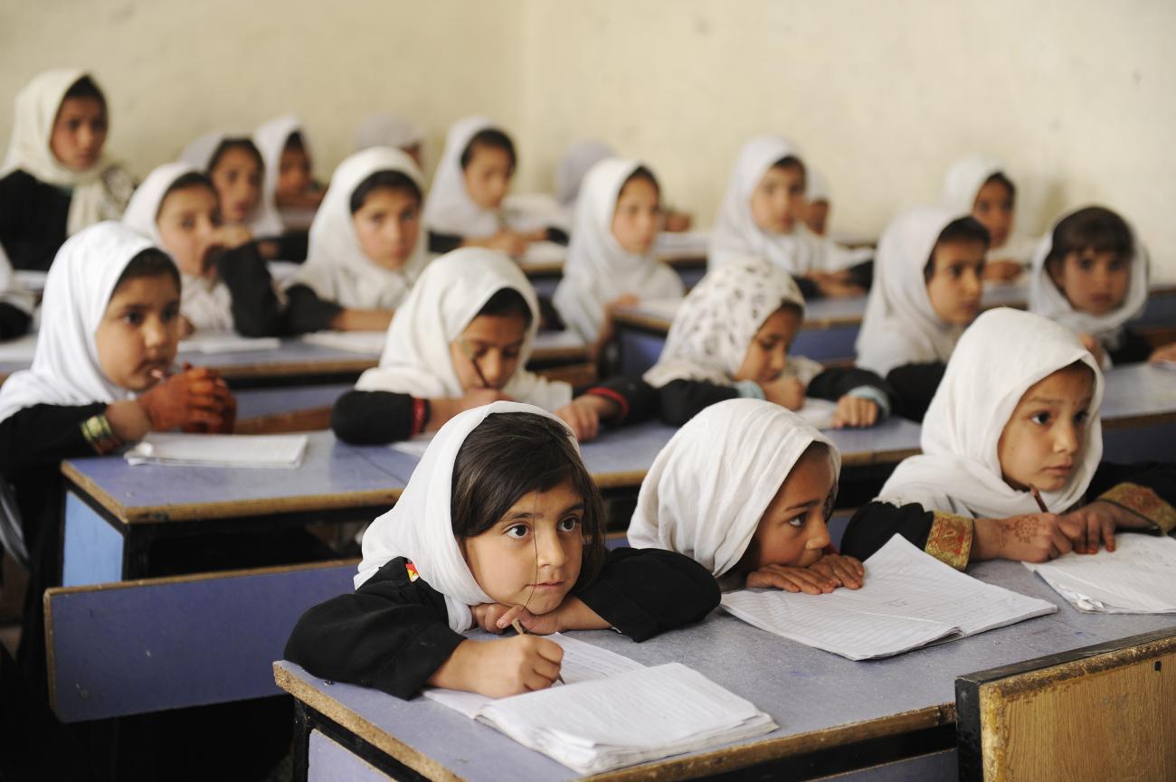 Children attending school in Kandahar, Afghanistan. (Image credit: Global Partnership for Education / Jawad Jalili)