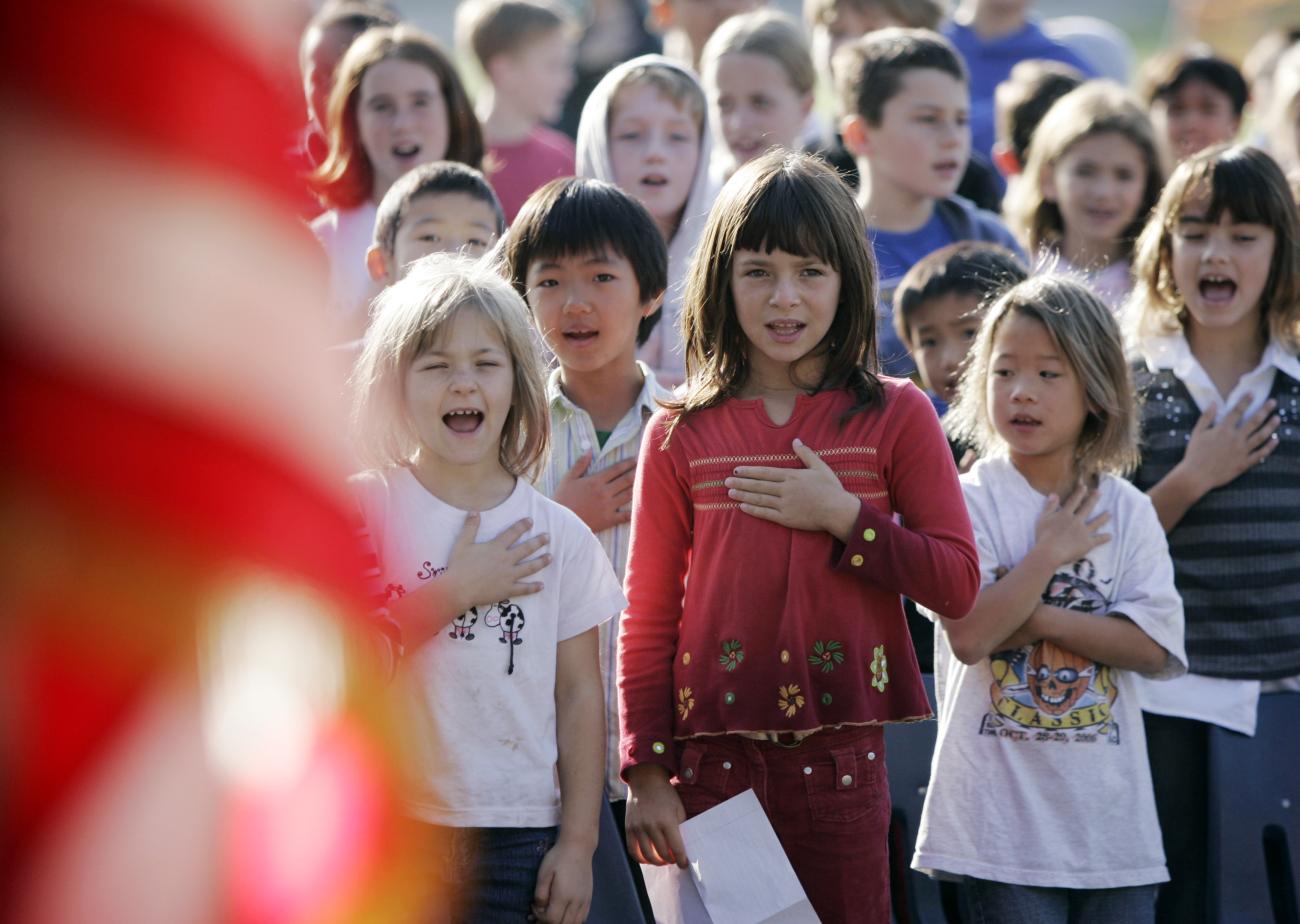 A new report says civics education is sorely lacking in today's classrooms. (AP Photo/Paul Sakuma)