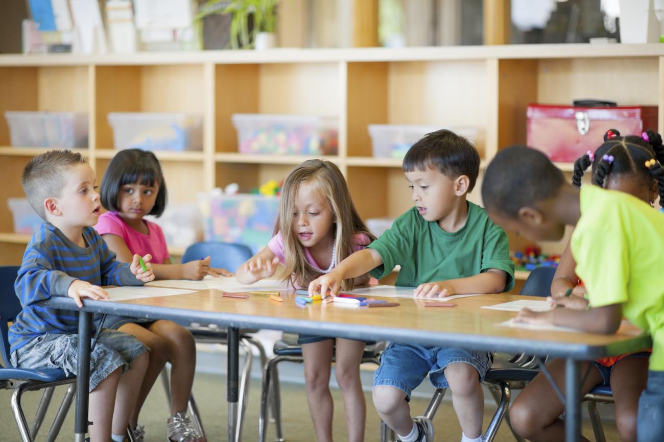 The new Stanford study found improved self-regulation in children who delayed kindergarten by a year. (Photo credit: Christopher Futcher/iStock)