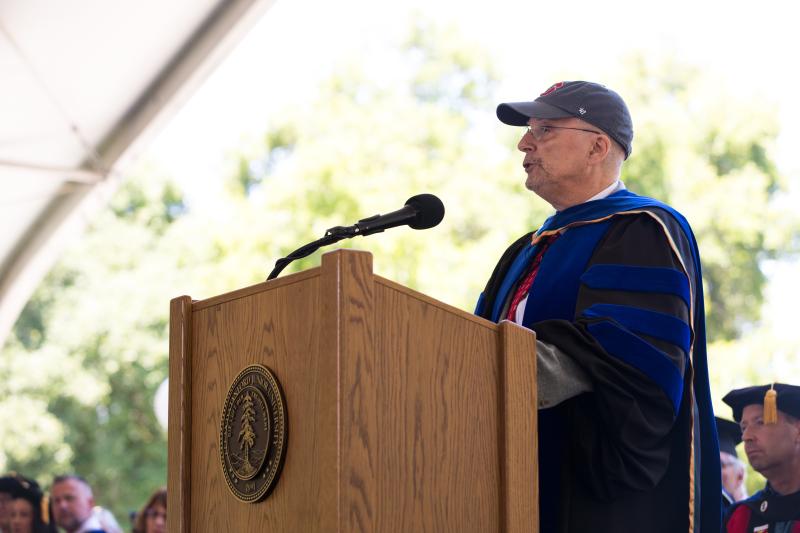 Commencement speaker Eamonn Callan, professor emeritus