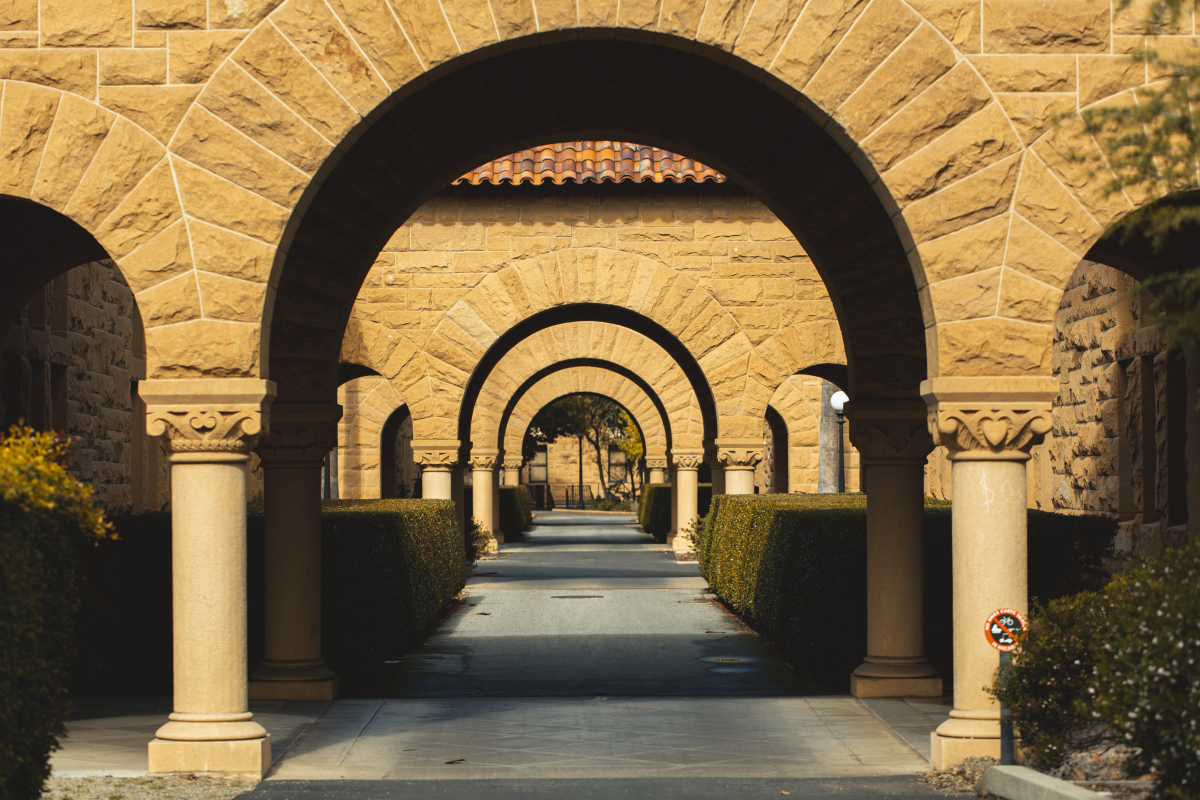 Columns of Stanford University. (Photo: Andrew Brodhead)