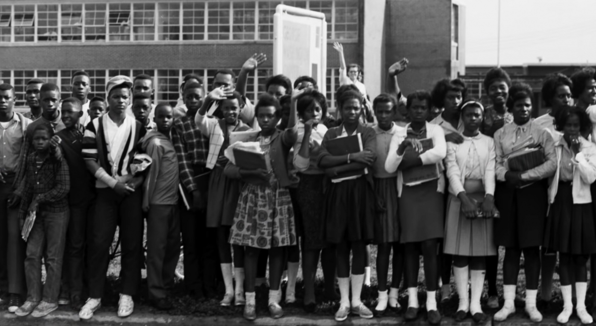 Image of Civil Rights-era Black schoolchildren