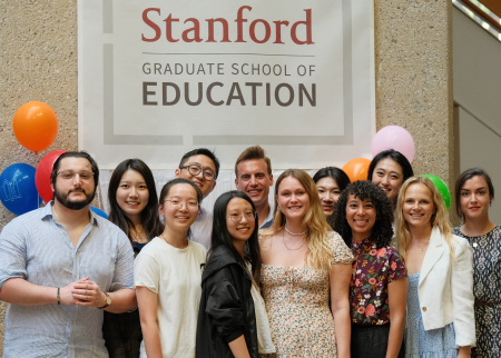 The first cohort of graduates from the EDS master's program. (Photo: Ryan Zhang)