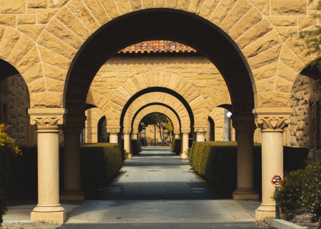 Building archway.