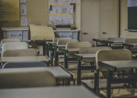 Photo of empty classroom