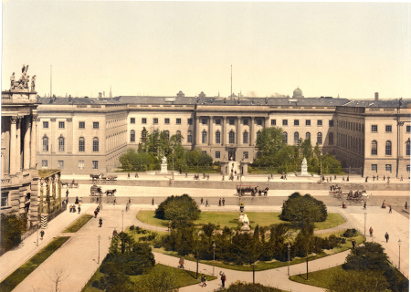 Archival photo of university in Berlin