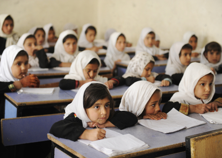 Children attending school in Kandahar, Afghanistan. (Image credit: Global Partnership for Education / Jawad Jalili)