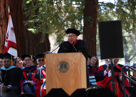 Professor Kenji Hakuta told graduates that education is, "a great way to spend your life." (Photo: Sofiia Kukhar)