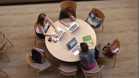 The Student Collaborative Learning Fund supports projects that promote scholarly collegiality. (Photo: Stanford GSE)