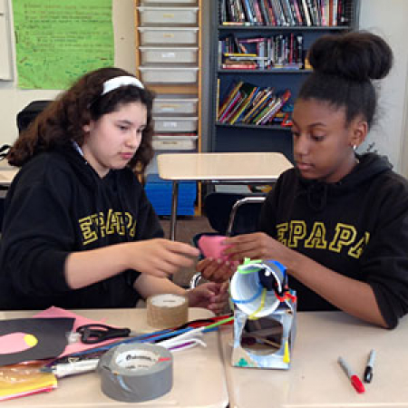 Students from the d.Loft STEM Learning program (Photo courtesy of Maureen Carroll)