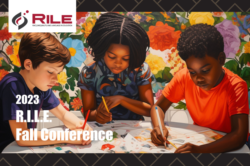 A graphic of three kids at a table drawing