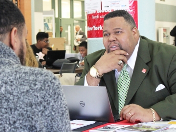 Michael Baston, vice president for student affairs and associate provost at LaGuardia Community College in New York, is one of 40 aspiring leaders selected for the Aspen Presidential Fellowship. (Photo courtesy of LaGuardia Community College)