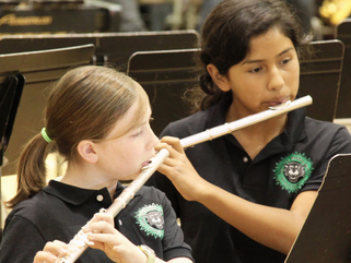 The foundation supports the district's middle school music program. (Photo: RCEF website)