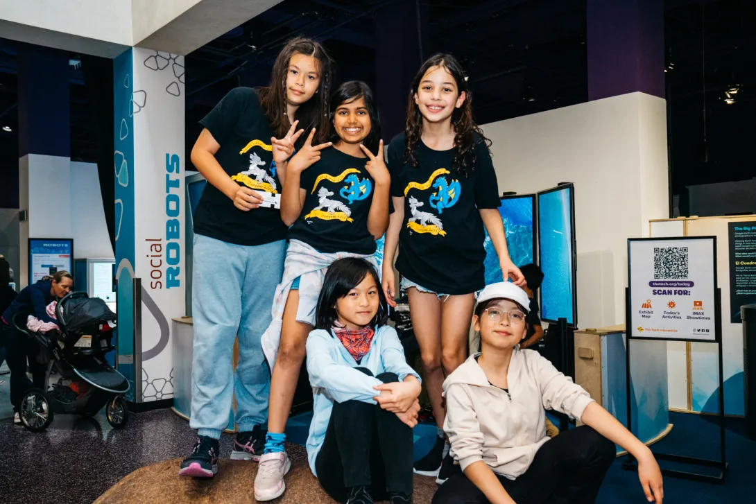 Around 1,100 students on field trips visited The Tech during the event. (Photo: Eloisa Tan / The Tech Interactive)