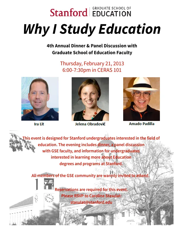 Why I Study Education Flyer
